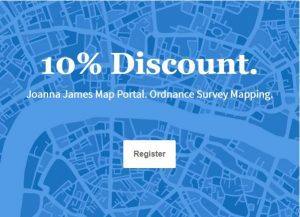 10% Discount Ordnance Survey MasterMap March 2017. Joanna James Map Portal