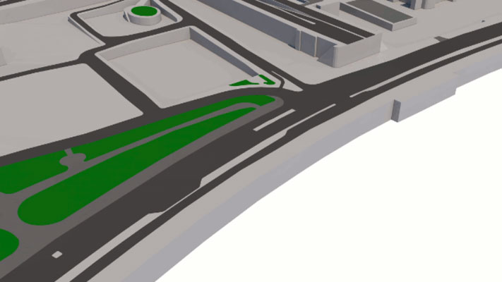 3D Model build roads