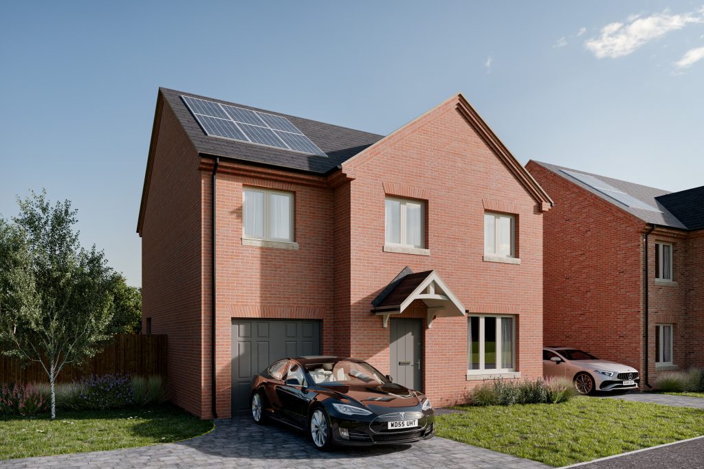 planning CGI visuals for housing scheme