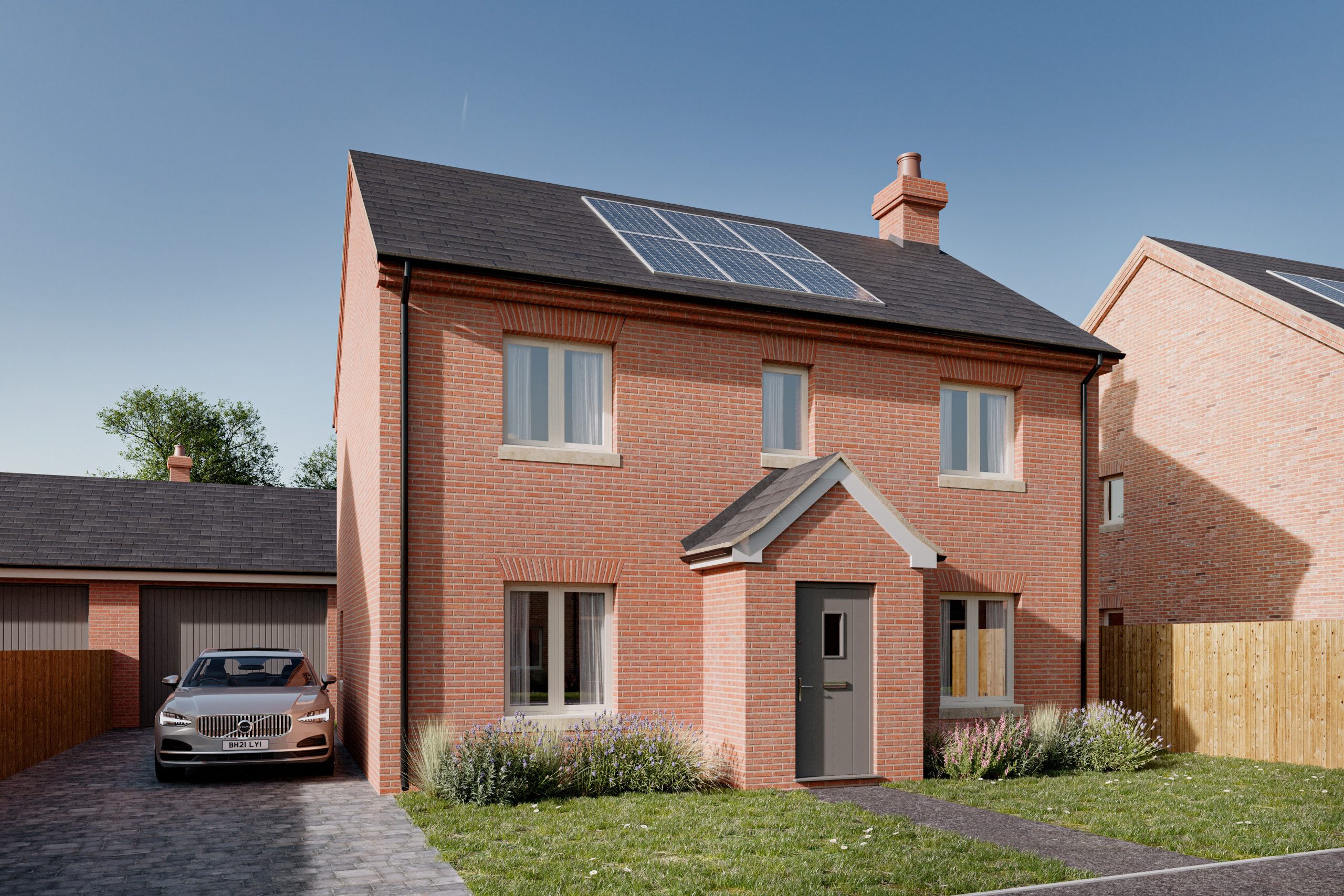 Exterior CGI visualisations for housing developments