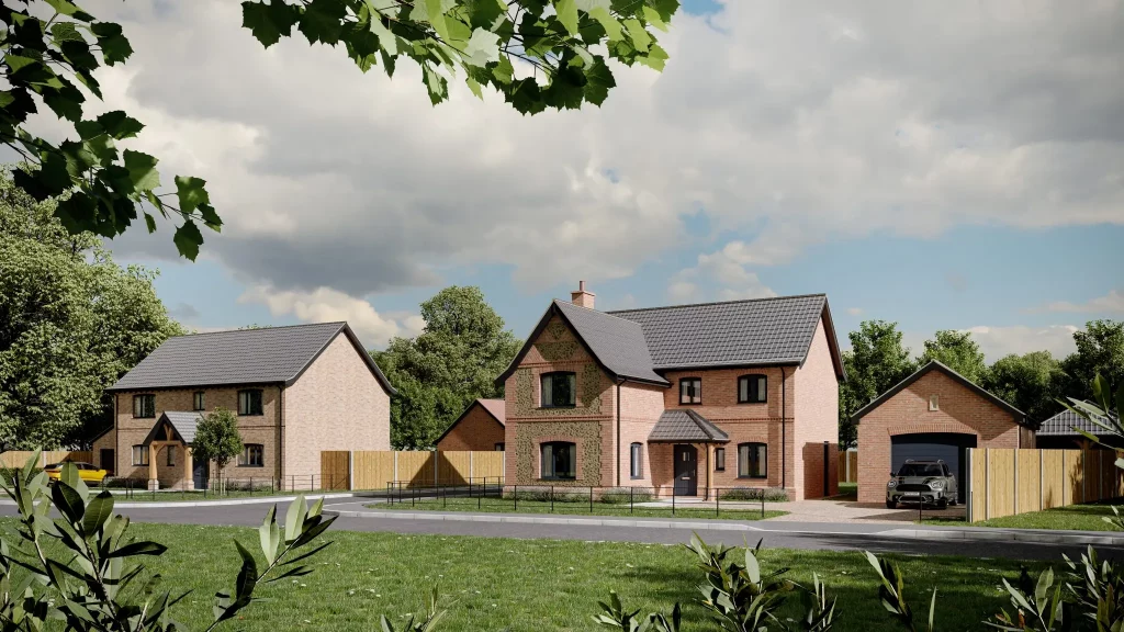 new build CGI visualisations Cotswolds