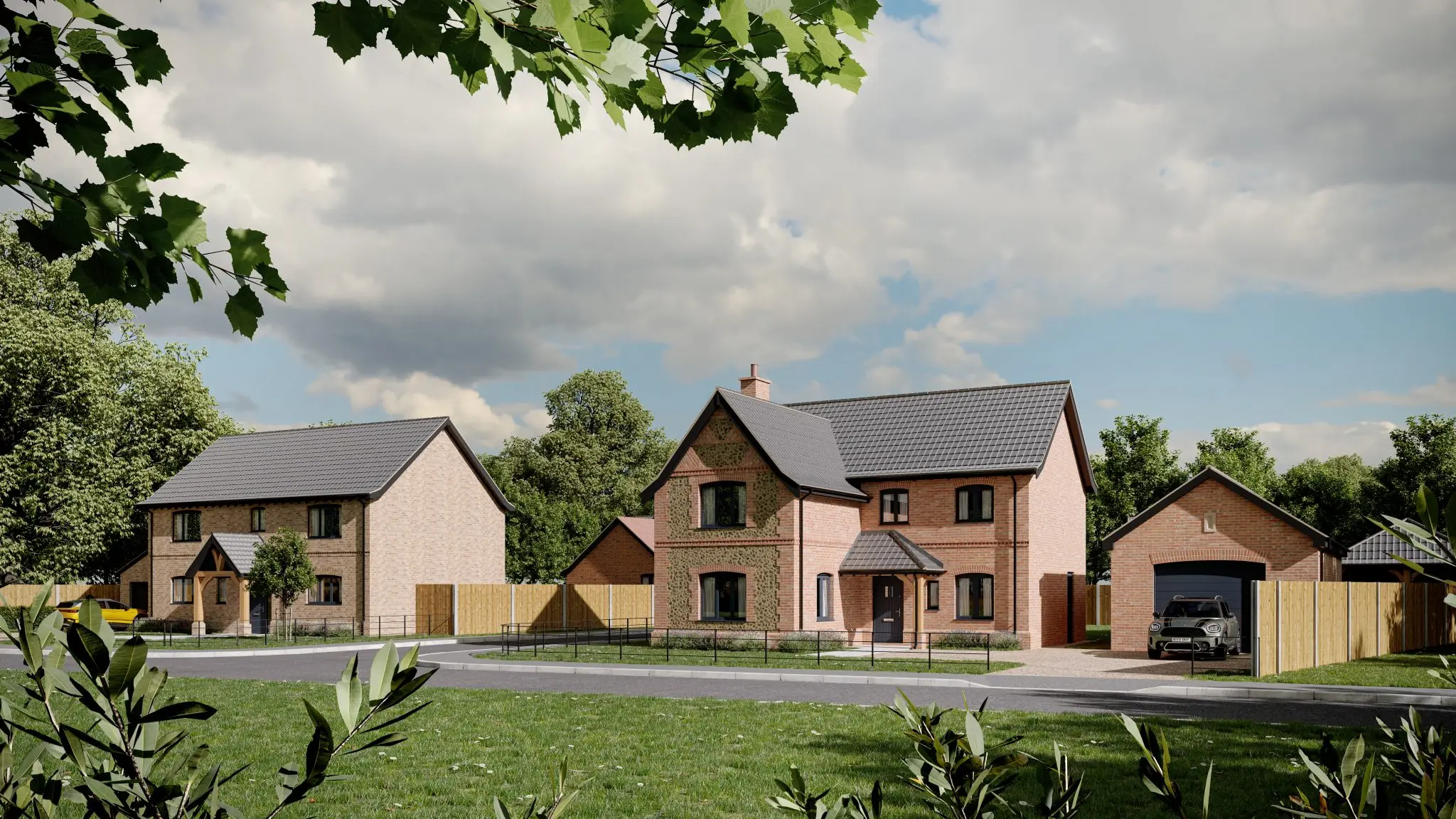 new build CGI visualisations Cotswolds
